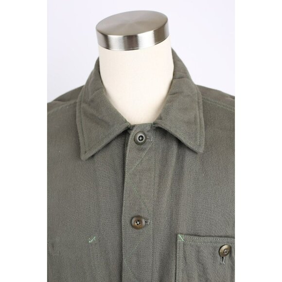 NWT Ts(s) Cotton Jacket SZ 3 / Large Olive Green $745 - Picture 2 of 13